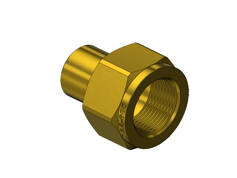 Type 51 female to ¼" NPT female